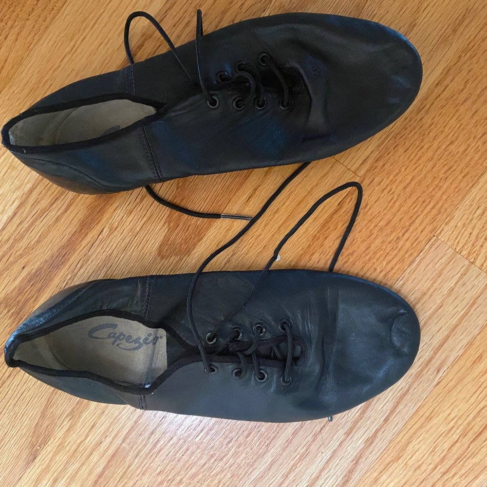 Capezio black jazz shoes